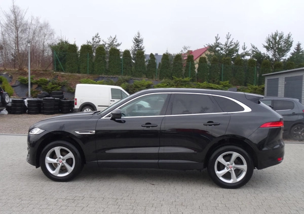 Jaguar F-Pace cena 89999 przebieg: 216000, rok produkcji 2016 z Stęszew małe 191